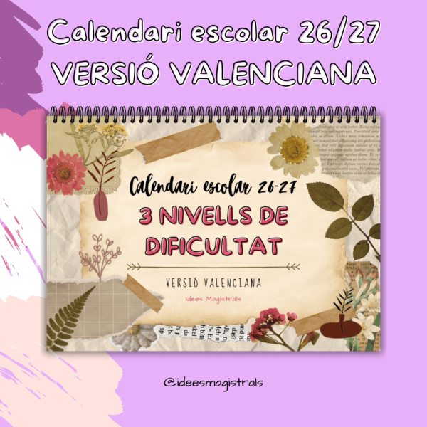 CALENDARI ESCOLAR 26-27 VALENCIÀ