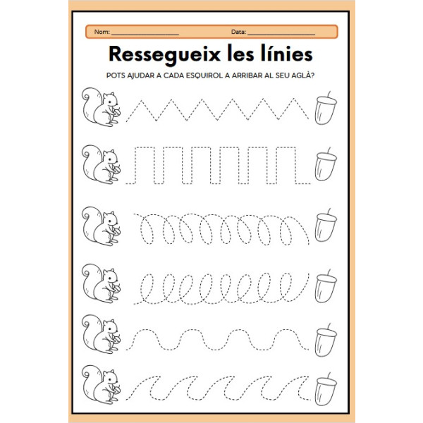 La tardor. Diversitat d'activitats.