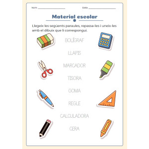 Vocabulari escolar