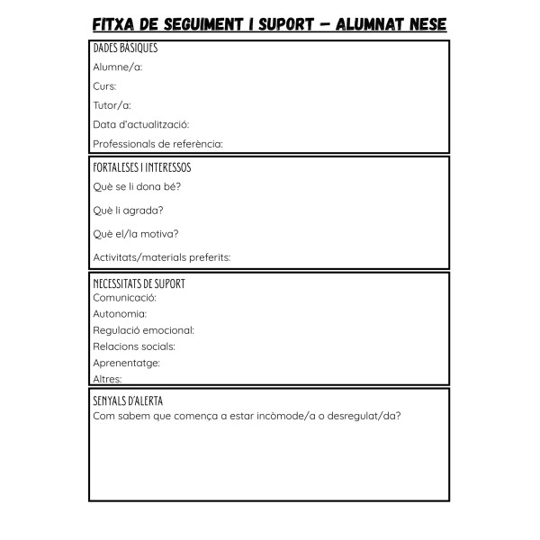 FITXA DE SEGUIMENT