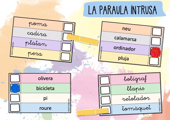 La paraula intrusa