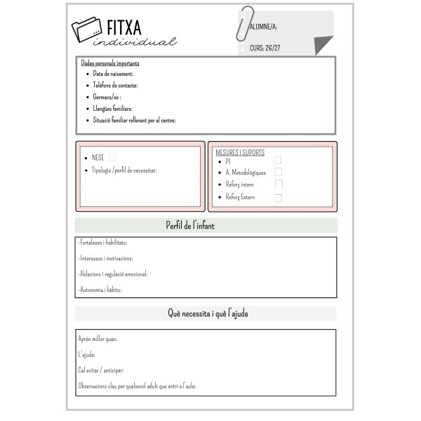 Fitxa individual