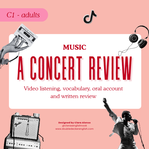 C1 ADULTS - MUSIC: concert review lesson plan