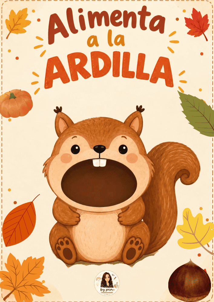 Alimenta a la ardilla