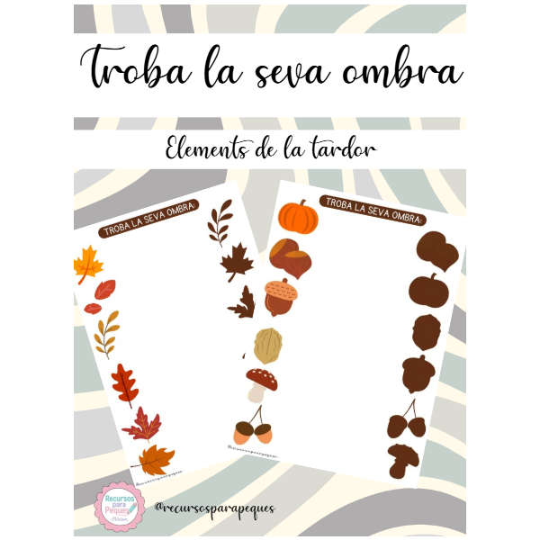 Troba les ombres de la tardor