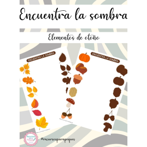 Relaciona las sombras de otoño