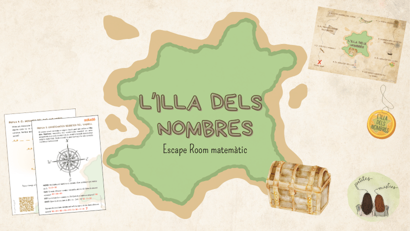 L'illa dels nombres (Escape Room Matemàtic)🏴‍☠️🏝️