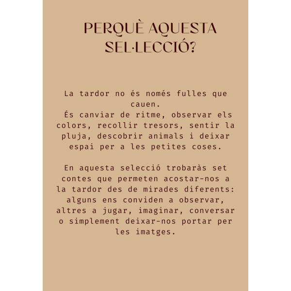 Guia de contes de la tardor