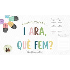 📝I ara, què fem?