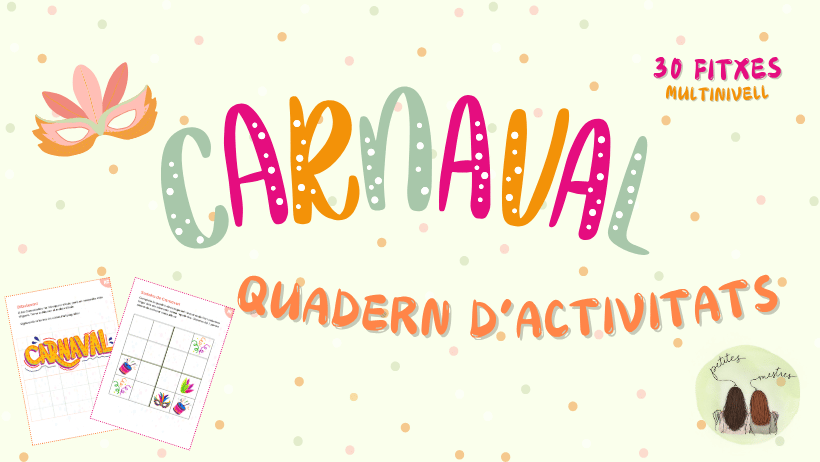 🎭 Quadern activitats Carnaval