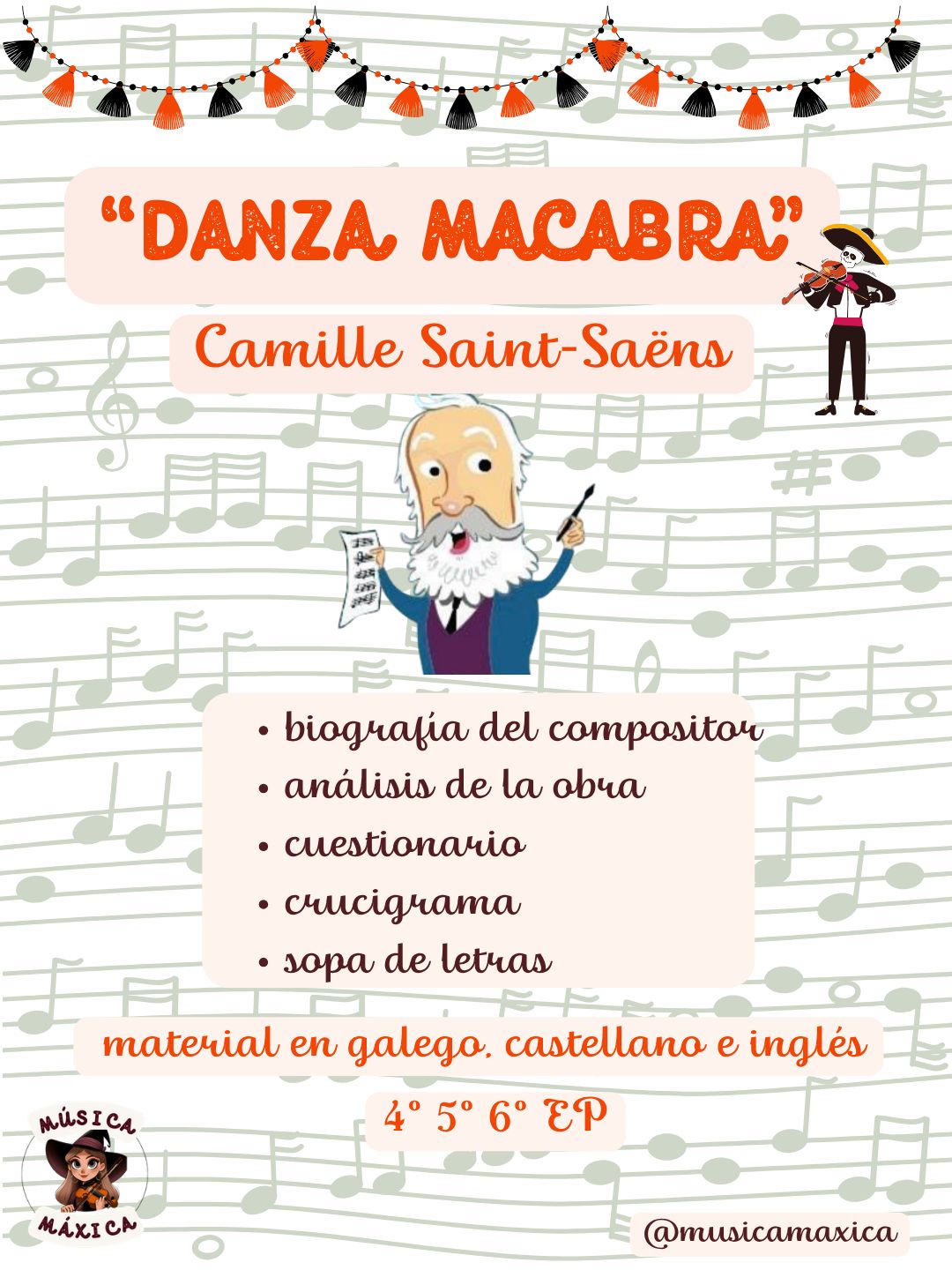 Danza Macabra. Actividades para 4º,5º y 6º EP