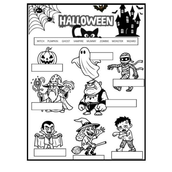 Halloween characters
